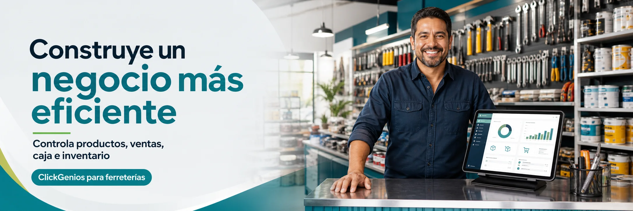 ClickGenios para controlar una ferretería